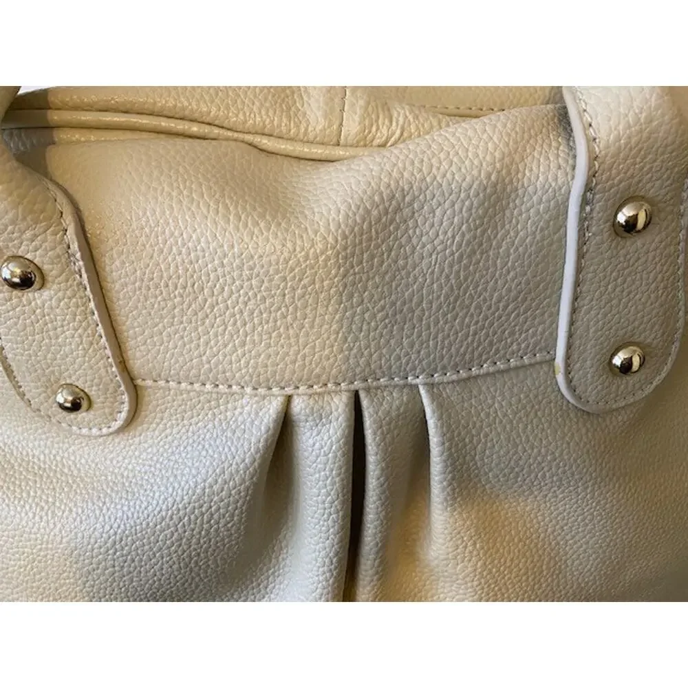 Stephanie Johnson‎ Leather Handbag Ivory leather Bag by Stephanie Johnson